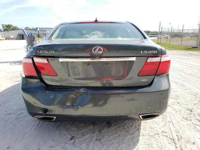 JTHCL46F695003684 - 2009 LEXUS LS 460 GREEN photo 6