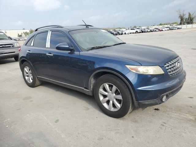 JNRAS08U95X100571 - 2005 INFINITI FX35 BLUE photo 4