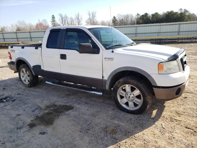 1FTPX04547KA93698 - 2007 FORD F150 WHITE photo 4