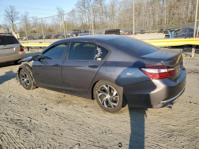 1HGCR2F35HA280165 - 2017 HONDA ACCORD LX GRAY photo 2