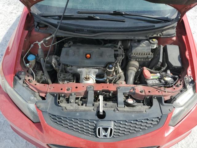 2HGFG3B85CH542593 - 2012 HONDA CIVIC EX RED photo 12