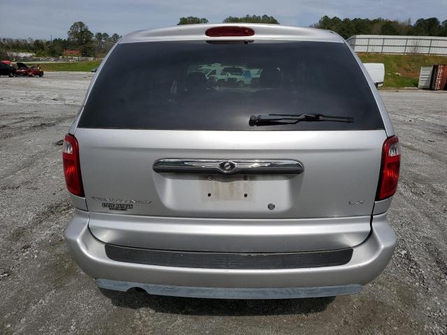 2C4GP44R45R300941 - 2005 CHRYSLER TOWN & COU LX SILVER photo 6