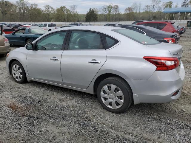 3N1AB7AP2HY370762 - 2017 NISSAN SENTRA S SILVER photo 2