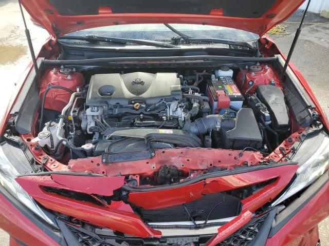 4T1B11HKXKU285556 - 2019 TOYOTA CAMRY L RED photo 11