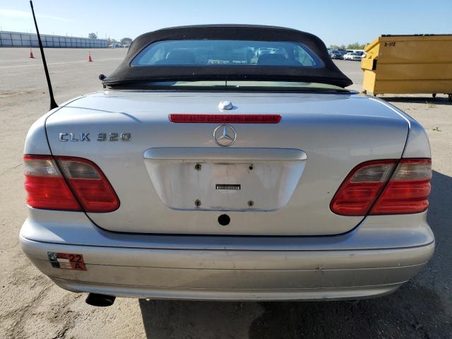 WDBLK65G92T119794 - 2002 MERCEDES-BENZ CLK 320 SILVER photo 6