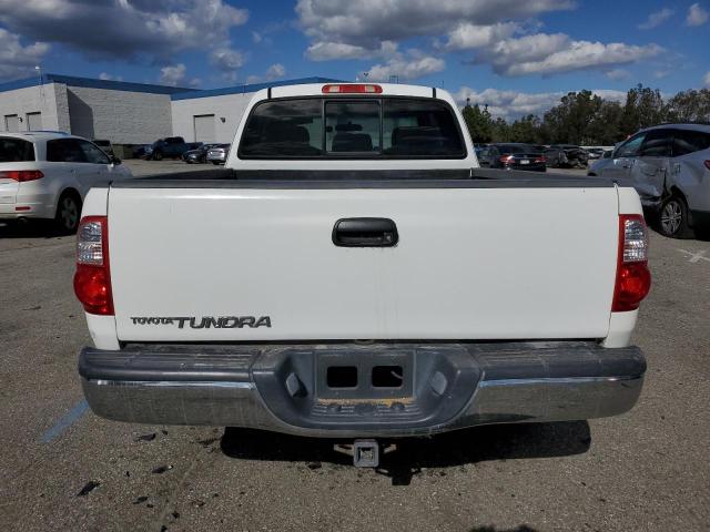 5TBRU341X5S442362 - 2005 TOYOTA TUNDRA ACCESS CAB SR5 WHITE photo 6