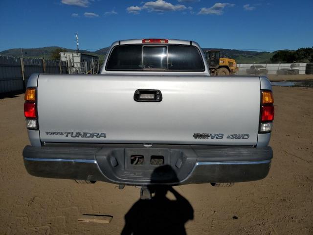 5TBBT4417YS081008 - 2000 TOYOTA TUNDRA ACCESS CAB SILVER photo 6