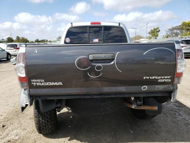 5TFTU4GN2BX005317 - 2011 TOYOTA TACOMA PRERUNNER ACCESS CAB SILVER photo 6
