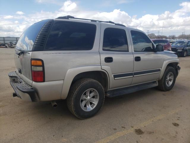 1GNEK13T85J120049 - 2005 CHEVROLET TAHOE K1500 TAN photo 3