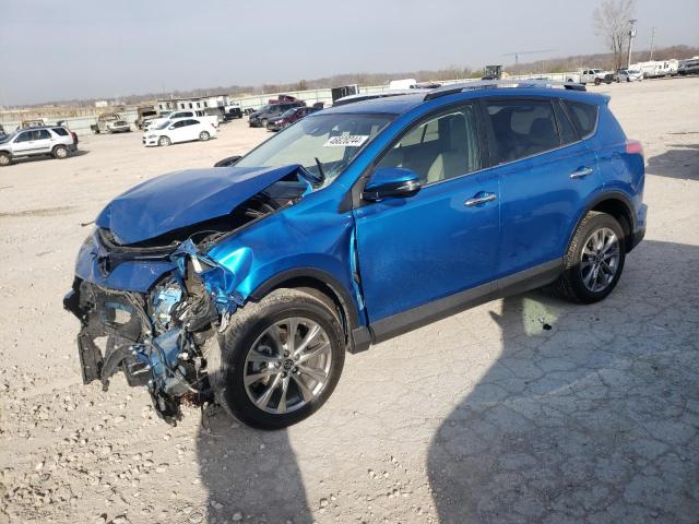 JTMDFREV1GJ086173 - 2016 TOYOTA RAV4 LIMITED BLUE photo 1