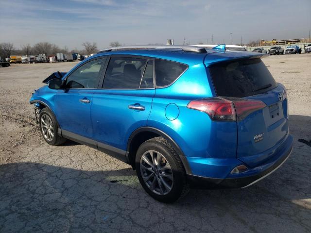 JTMDFREV1GJ086173 - 2016 TOYOTA RAV4 LIMITED BLUE photo 2