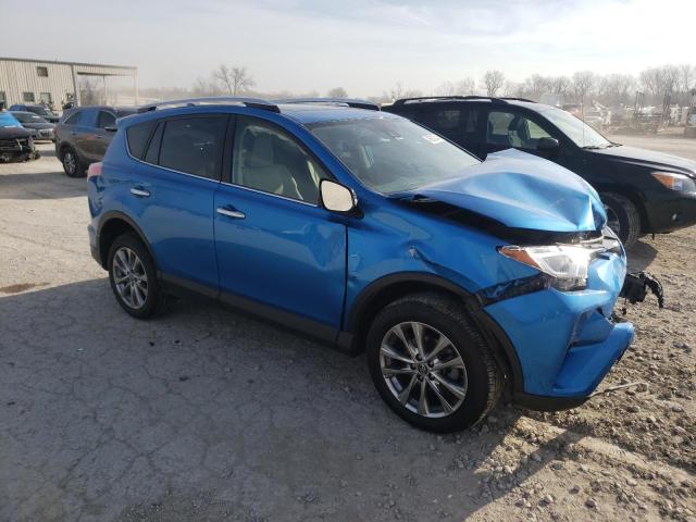 JTMDFREV1GJ086173 - 2016 TOYOTA RAV4 LIMITED BLUE photo 4