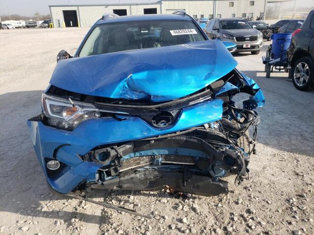 JTMDFREV1GJ086173 - 2016 TOYOTA RAV4 LIMITED BLUE photo 5