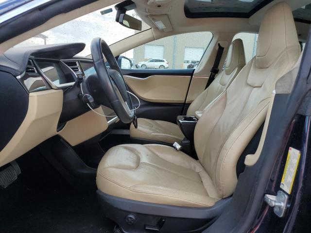 5YJSA1S1XEFP38088 - 2014 TESLA MODEL S ლურჯი ფოტო 7