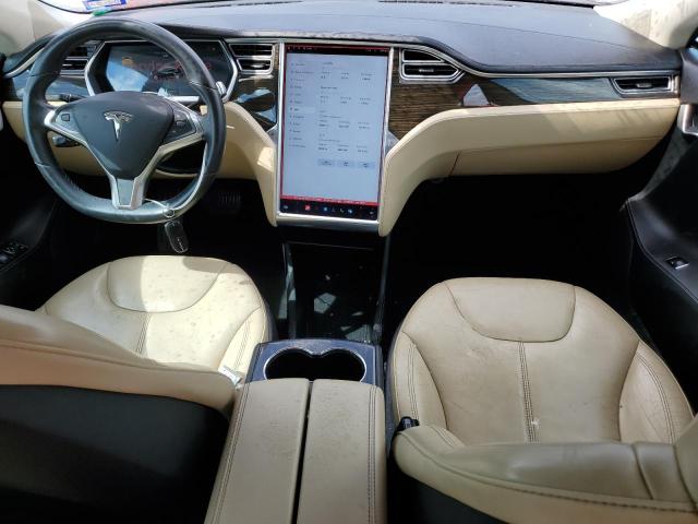 5YJSA1S1XEFP38088 - 2014 TESLA MODEL S ლურჯი ფოტო 8