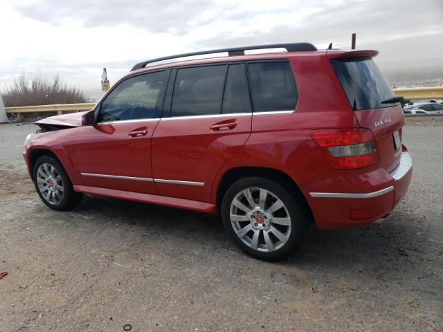 WDCGG8HB9AF315810 - 2010 MERCEDES-BENZ GLK 350 4MATIC RED photo 2