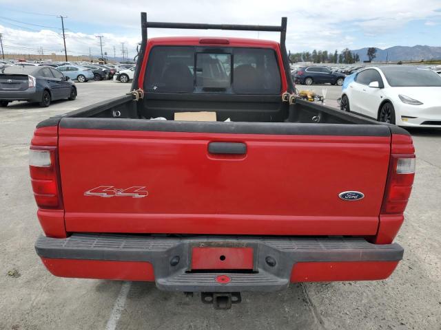 1FTZR45EX3PA31275 - 2003 FORD RANGER SUPER CAB RED photo 6