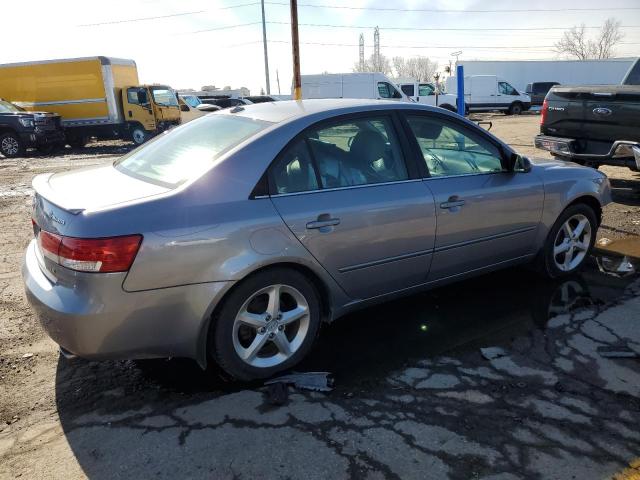 5NPEU46FX8H363465 - 2008 HYUNDAI SONATA SE SILVER photo 3