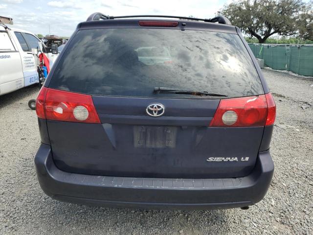 5TDZA23C56S415844 - 2006 TOYOTA SIENNA CE BLUE photo 6