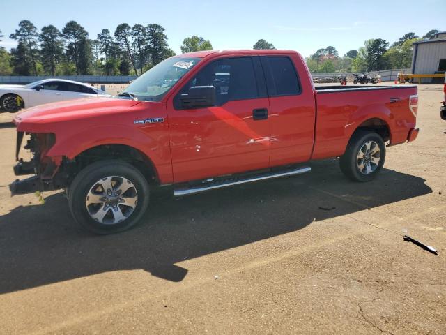 1FTFX1CF2DFD82112 - 2013 FORD F150 SUPER CAB RED photo 1