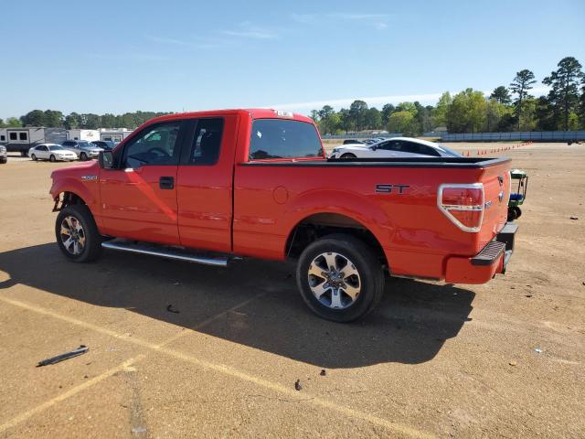 1FTFX1CF2DFD82112 - 2013 FORD F150 SUPER CAB RED photo 2