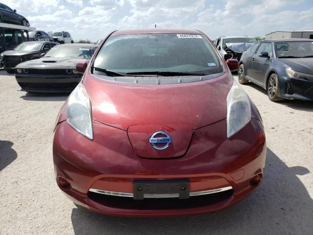 1N4AZ0CP6DC420536 - 2013 NISSAN LEAF S MAROON photo 5