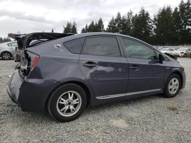 JTDKN3DU5B0280252 - 2011 TOYOTA PRIUS GRAY photo 3