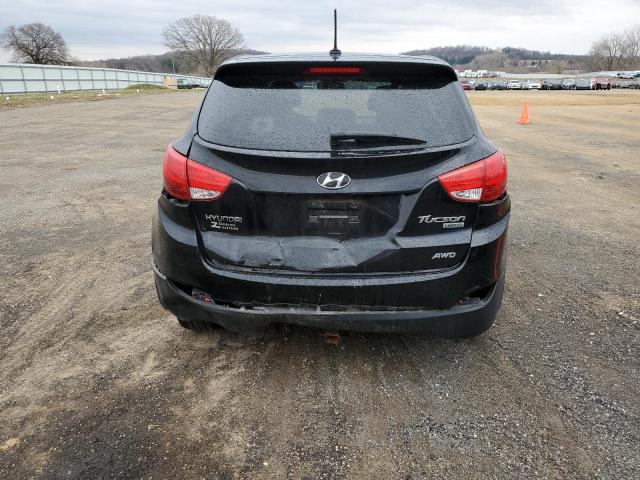 KM8JUCACXAU057685 - 2010 HYUNDAI TUCSON GLS BLACK photo 6