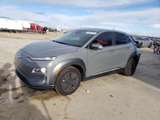 KM8K33AG8MU126565 - 2021 HYUNDAI KONA LIMITED GRAY photo 1