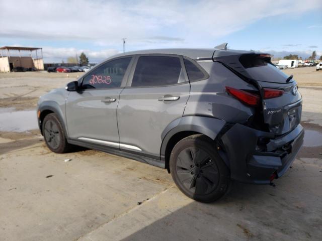 KM8K33AG8MU126565 - 2021 HYUNDAI KONA LIMITED GRAY photo 2