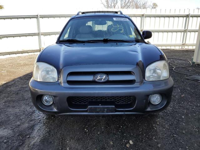 KM8SC73E75U960413 - 2005 HYUNDAI SANTA FE GLS BLUE photo 5