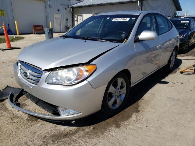 KMHDU4ADXAU910419 - 2010 HYUNDAI ELANTRA BLUE SILVER photo 1