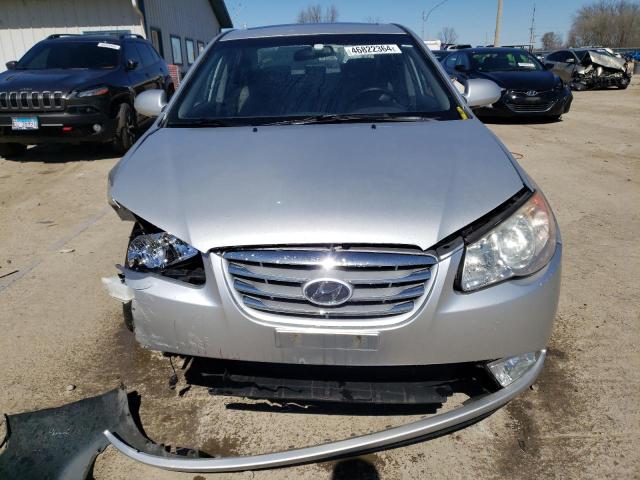 KMHDU4ADXAU910419 - 2010 HYUNDAI ELANTRA BLUE SILVER photo 5