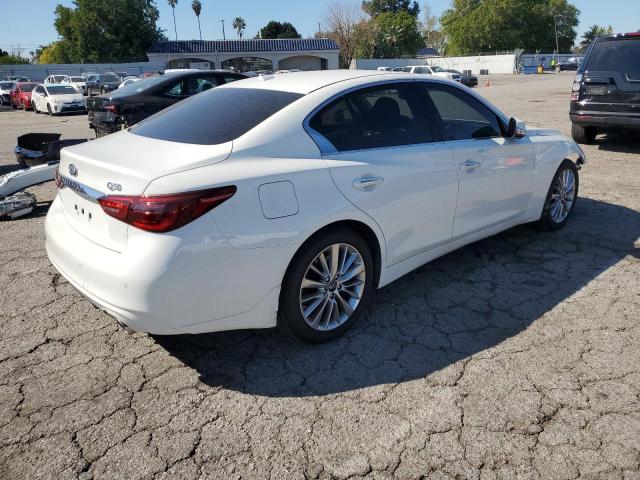 JN1EV7BP4MM705735 - 2021 INFINITI Q50 LUXE WHITE photo 3