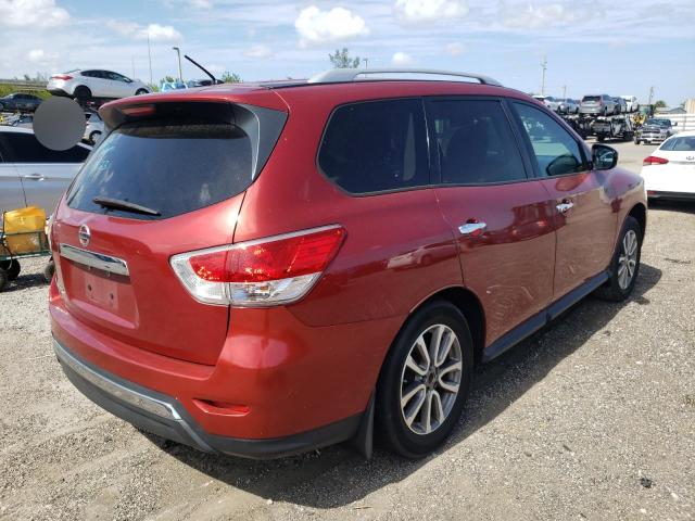 5N1AR2MN5FC677334 - 2015 NISSAN PATHFINDER S RED photo 4