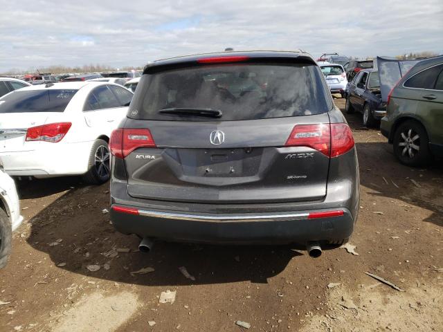 2HNYD2H63BH508032 - 2011 ACURA MDX TECHNOLOGY CHARCOAL photo 6