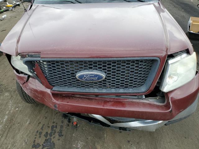 1FTRF12W64NC11239 - 2004 FORD F150 BURGUNDY photo 11