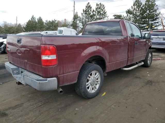 1FTRF12W64NC11239 - 2004 FORD F150 BURGUNDY photo 3