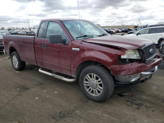 1FTRF12W64NC11239 - 2004 FORD F150 BURGUNDY photo 4