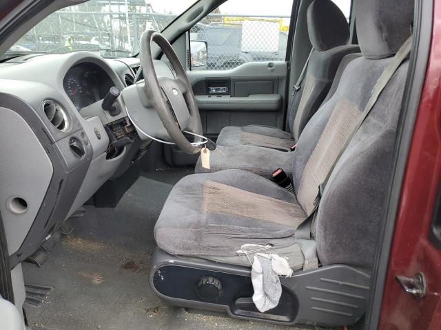 1FTRF12W64NC11239 - 2004 FORD F150 BURGUNDY photo 7