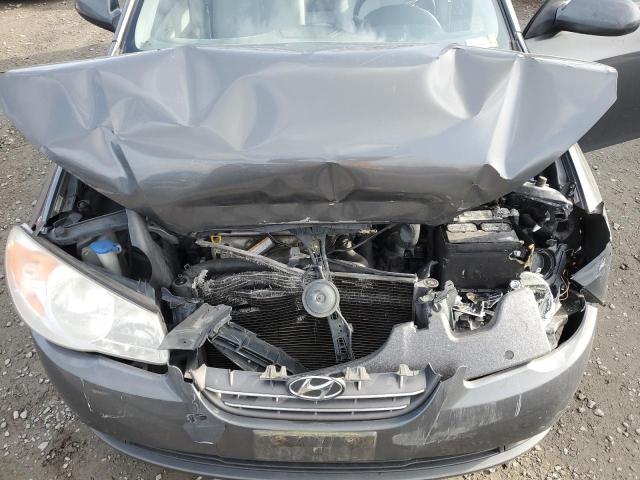 KMHDU46D37U093344 - 2007 HYUNDAI ELANTRA GLS GRAY photo 11