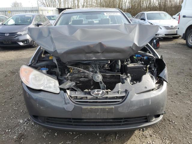 KMHDU46D37U093344 - 2007 HYUNDAI ELANTRA GLS GRAY photo 5