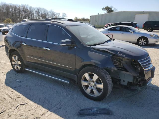 1GNKRJKDXFJ348791 - 2015 CHEVROLET TRAVERSE LTZ BLUE photo 4