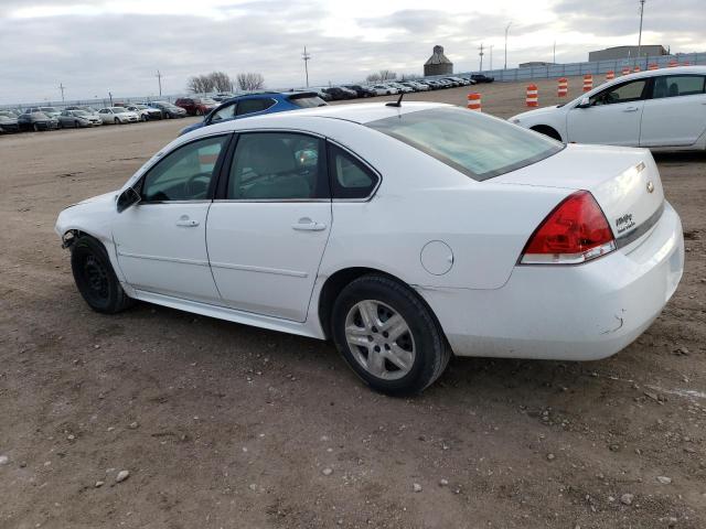 2G1WA5EN4A1158655 - 2010 CHEVROLET IMPALA LS WHITE photo 2