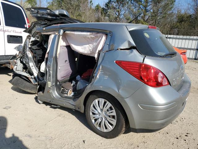 3N1BC1CP0CK813627 - 2012 NISSAN VERSA S GRAY photo 2