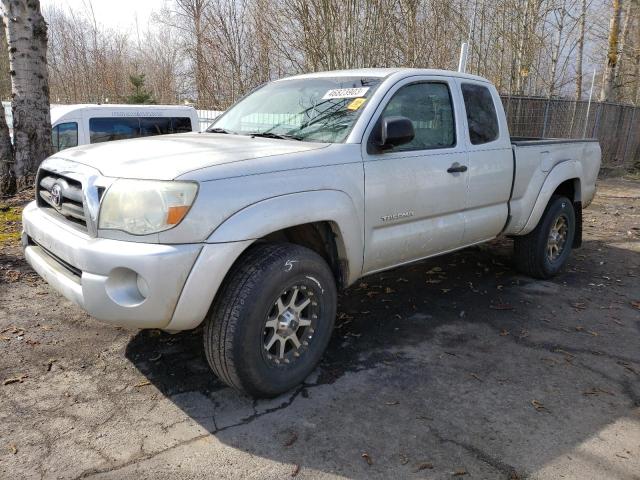 5TETU62NX8Z592547 - 2008 TOYOTA TACOMA PRERUNNER ACCESS CAB SILVER photo 1