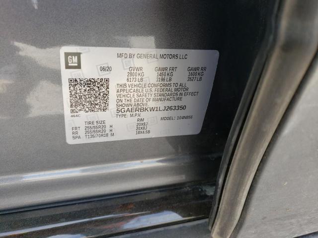 5GAERBKW1LJ263350 - 2020 BUICK ENCLAVE ESSENCE 灰色 照片 13