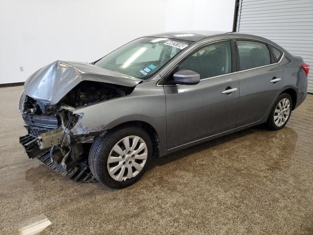 3N1AB7AP6KY301094 - 2019 NISSAN SENTRA S GRAY photo 1