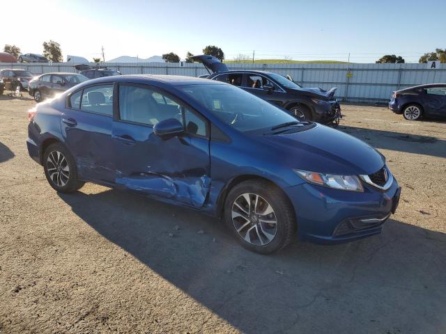 2HGFB2F85FH535148 - 2015 HONDA CIVIC EX BLUE photo 4