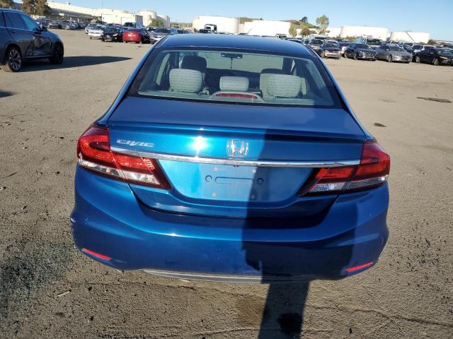 2HGFB2F85FH535148 - 2015 HONDA CIVIC EX BLUE photo 6